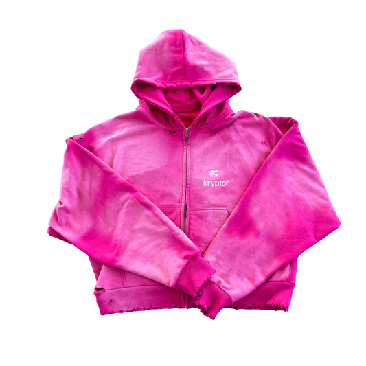 BUBBLEGUM ZIP UP